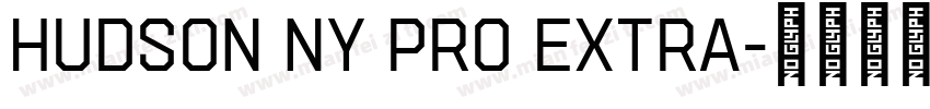 Hudson NY Pro Extra字体转换